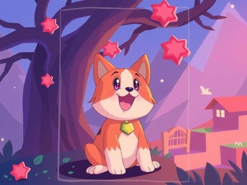 A vibrant Roblox Adopt Me scene showcasing pets and a colorful house