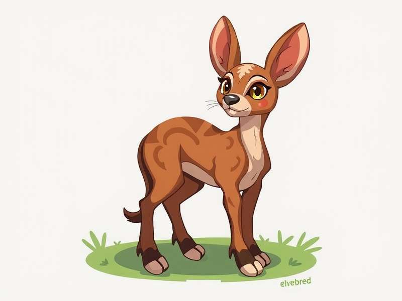 Elvebred pet in Adopt Me game showing magical appearance