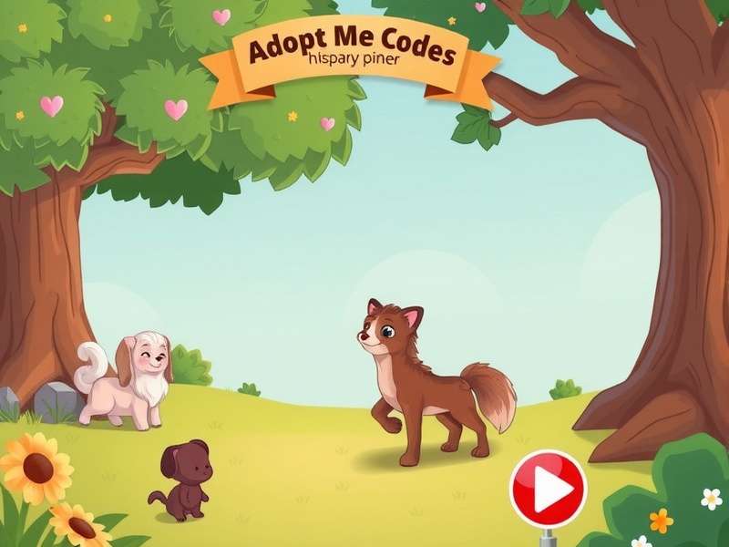A vibrant collection of Adopt Me pets and items on a screen