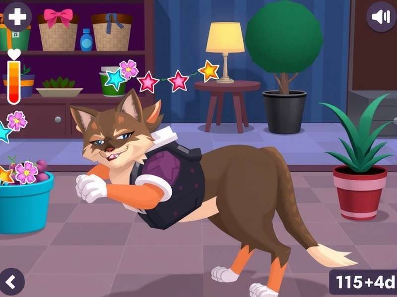 Adopt Me gameplay screen without commentary showing pets and environment