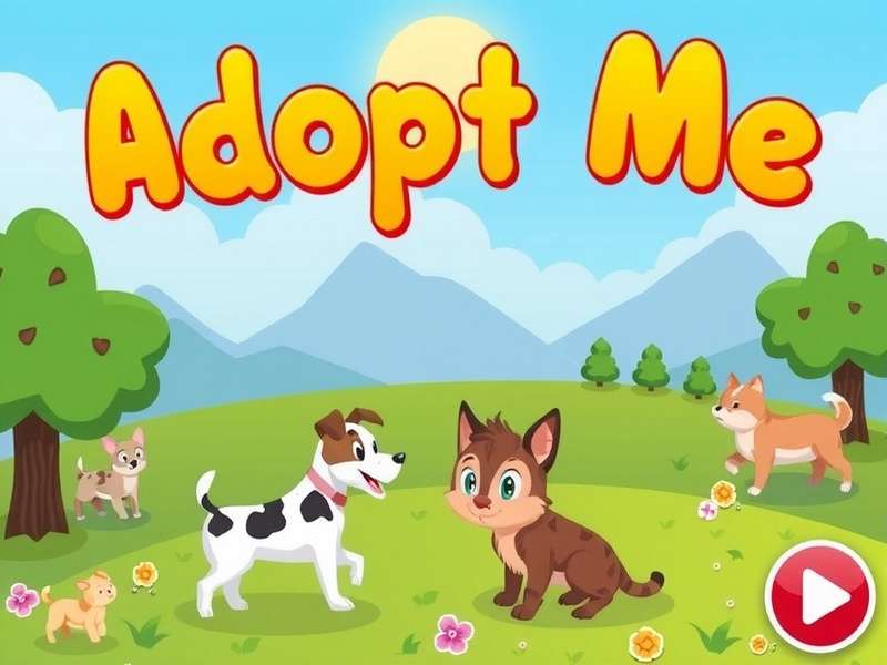 Adopt Me Game virtual pets and items collection