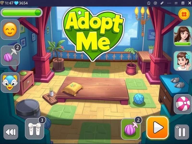 Adopt Me Trading Hub with players interacting and showing pets