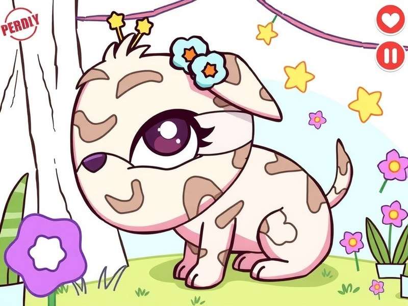 Colorful crayons and coloring pages on a table