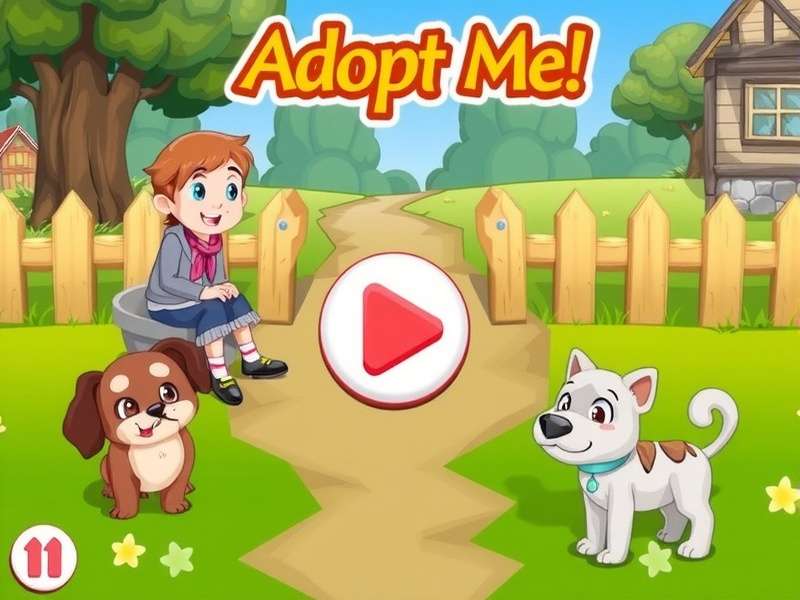 Vintage 2017 Adopt Me trading interface showing pets and items