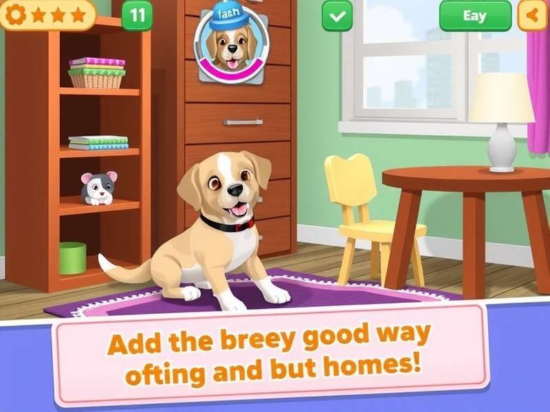 Cute virtual pets in Adopt Me game scene