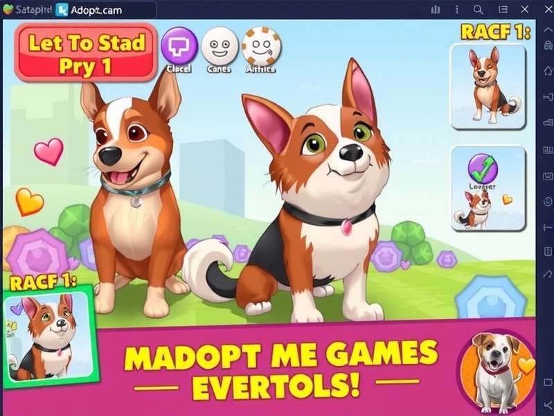 Virtual pet trading interface in Adopt Me