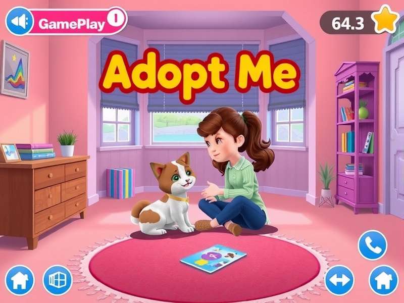 Adopt Me Gameplay 2020 screenshot showing pets and players