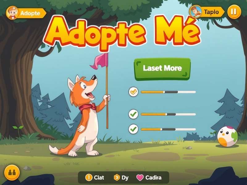 Collection of Adopte Me pets including cats, dogs, dragons and mythical creatures