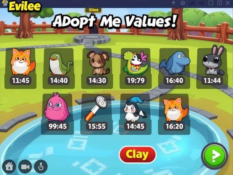 Evlee Adopt Me Values trading dashboard showing pet worth chart and tier rankings