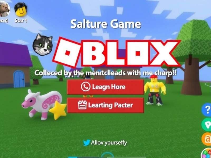 Roblox Adopt Me game banner showing a cozy family home with pets
