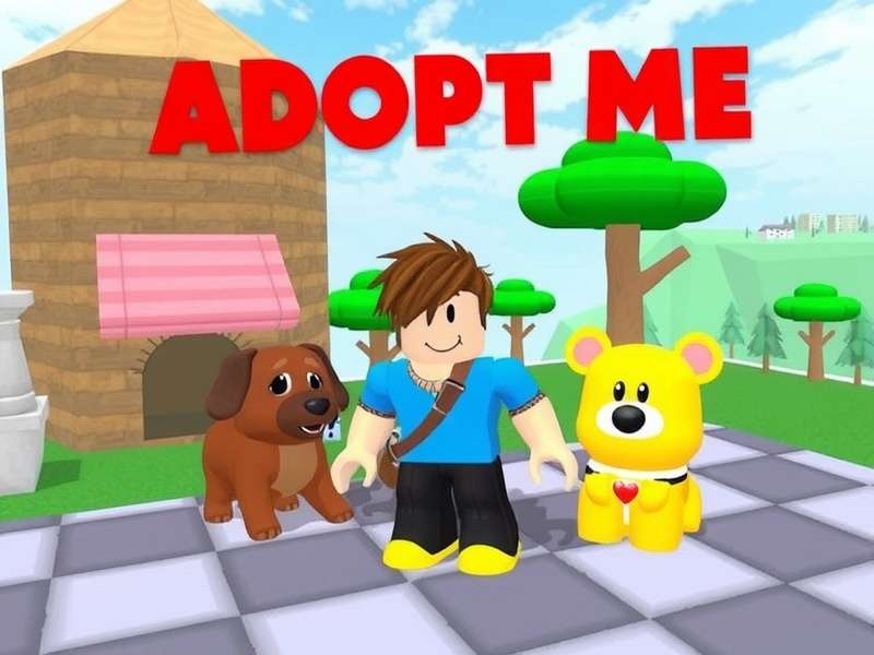 Old Adopt Me Game Roblox retro gameplay screenshot showing classic pets and nursery