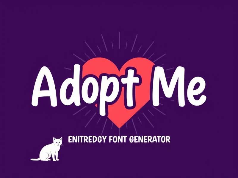 Adopt Me Font Generator — Custom fonts for your Adopt Me profile on Roblox